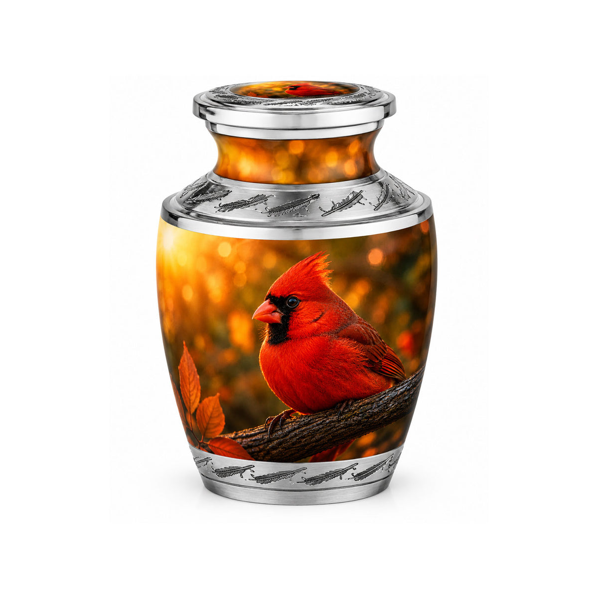 Redbird Cardinal Cremation Urn for Ashes