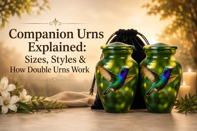 Companion Urns Explained: Sizes, Styles & How Double Urns Work