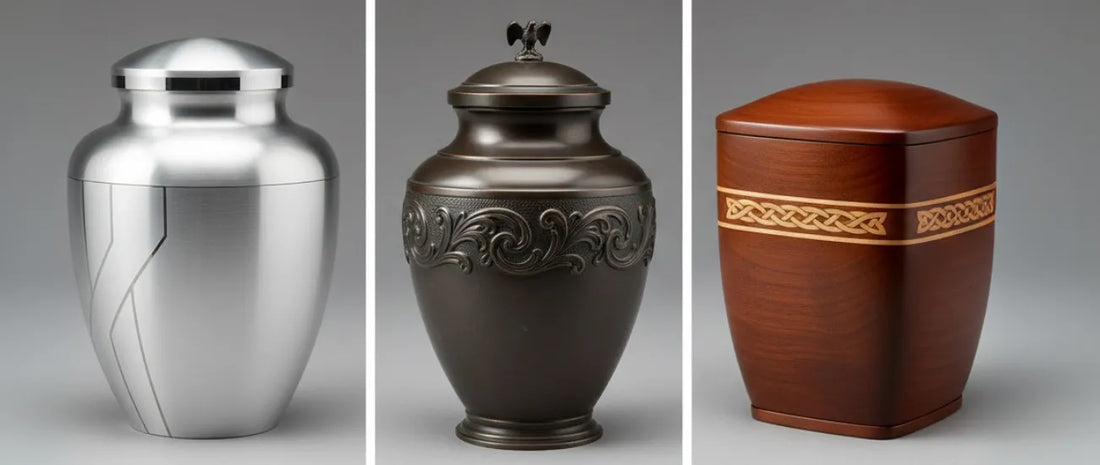 Title: Choosing Your Perfect Memorial Urn: Metal, Wood, and Aluminum Options