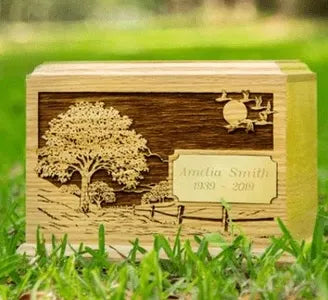 Wooden Urns