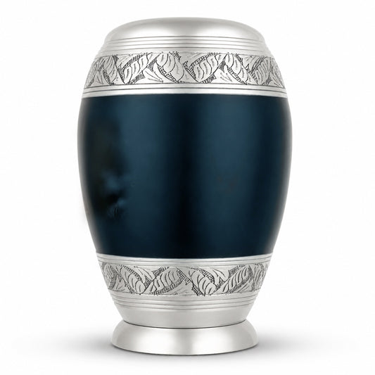Midnight Bloom Adult Cremation Urn