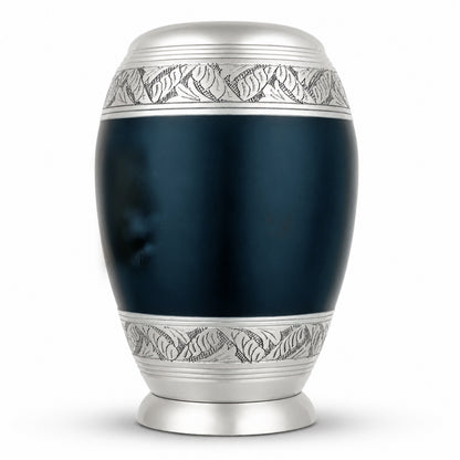 Midnight Bloom Adult Cremation Urn