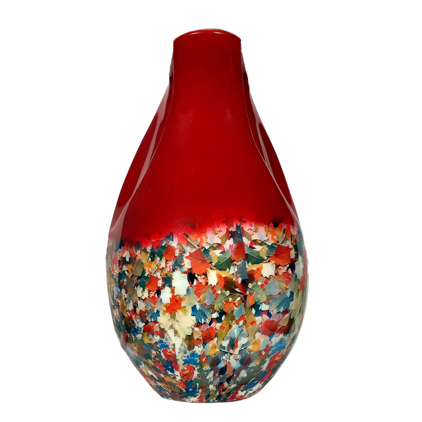 Radiant Maple Leaf Adult Teardrop Cremation Urn