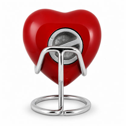 Autumn Heart Small Keepsake Urn With Stand Option