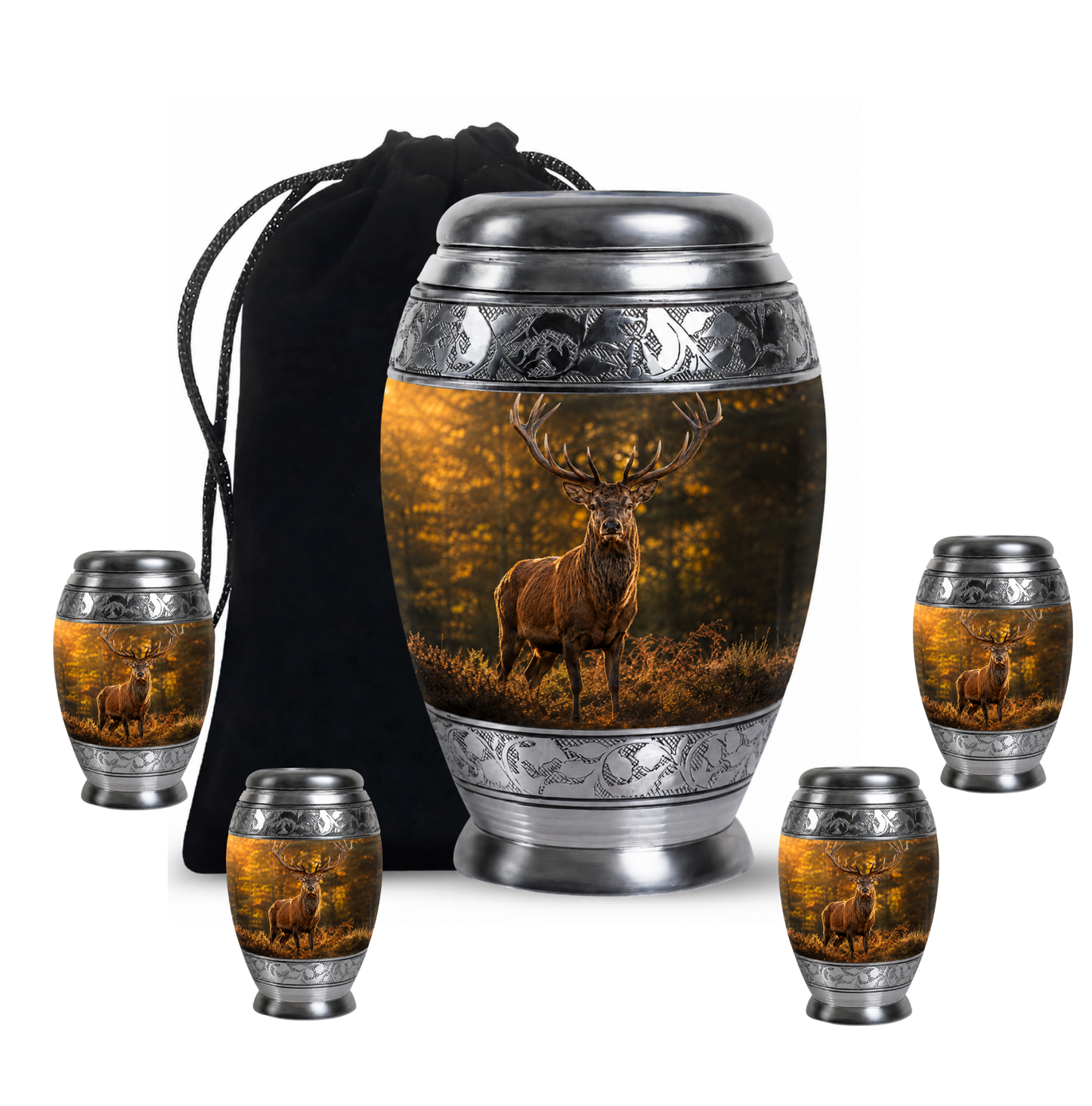 Swamp Deer Cremation Urn