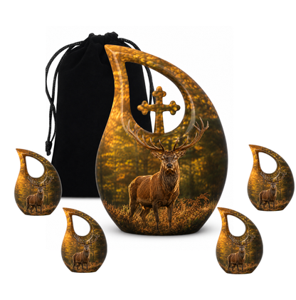 Swamp Deer Cremation Urn