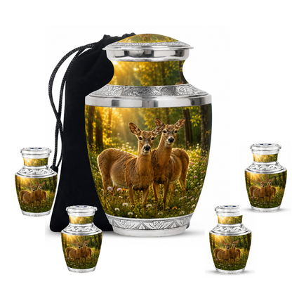 Roe Deer Cremation Urn for Human Ashes