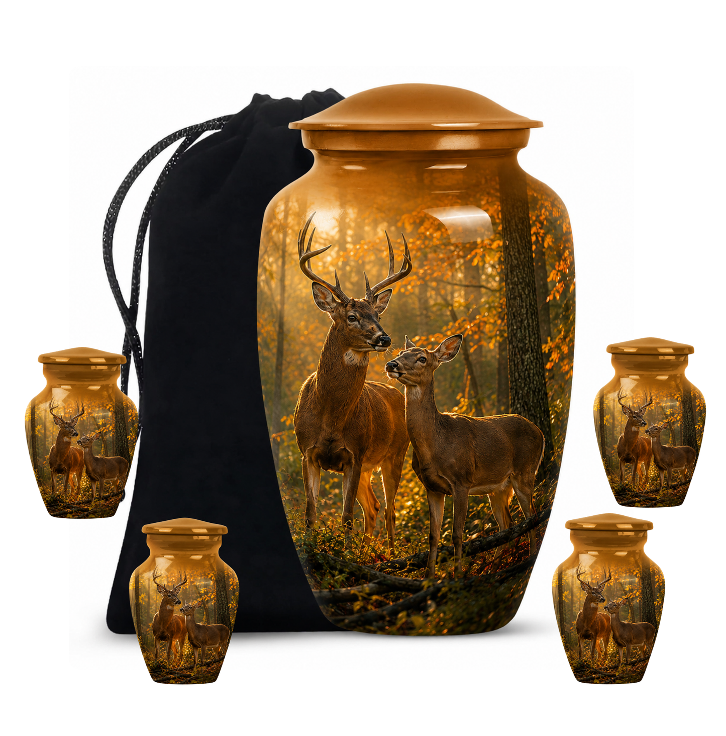 Whitetail Deer Cremation Urn