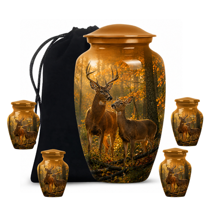 Whitetail Deer Cremation Urn