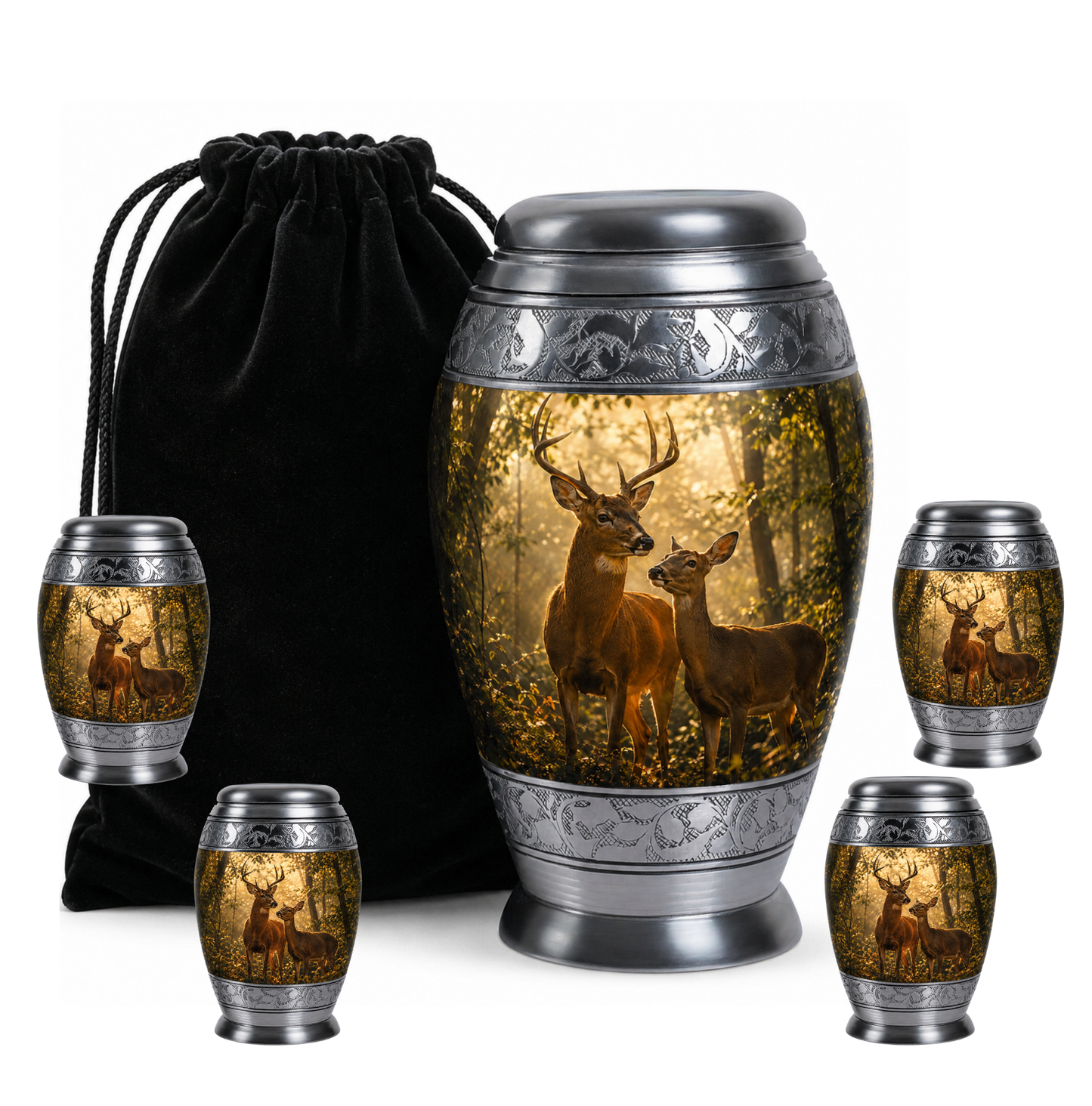 Whitetail Deer Cremation Urn