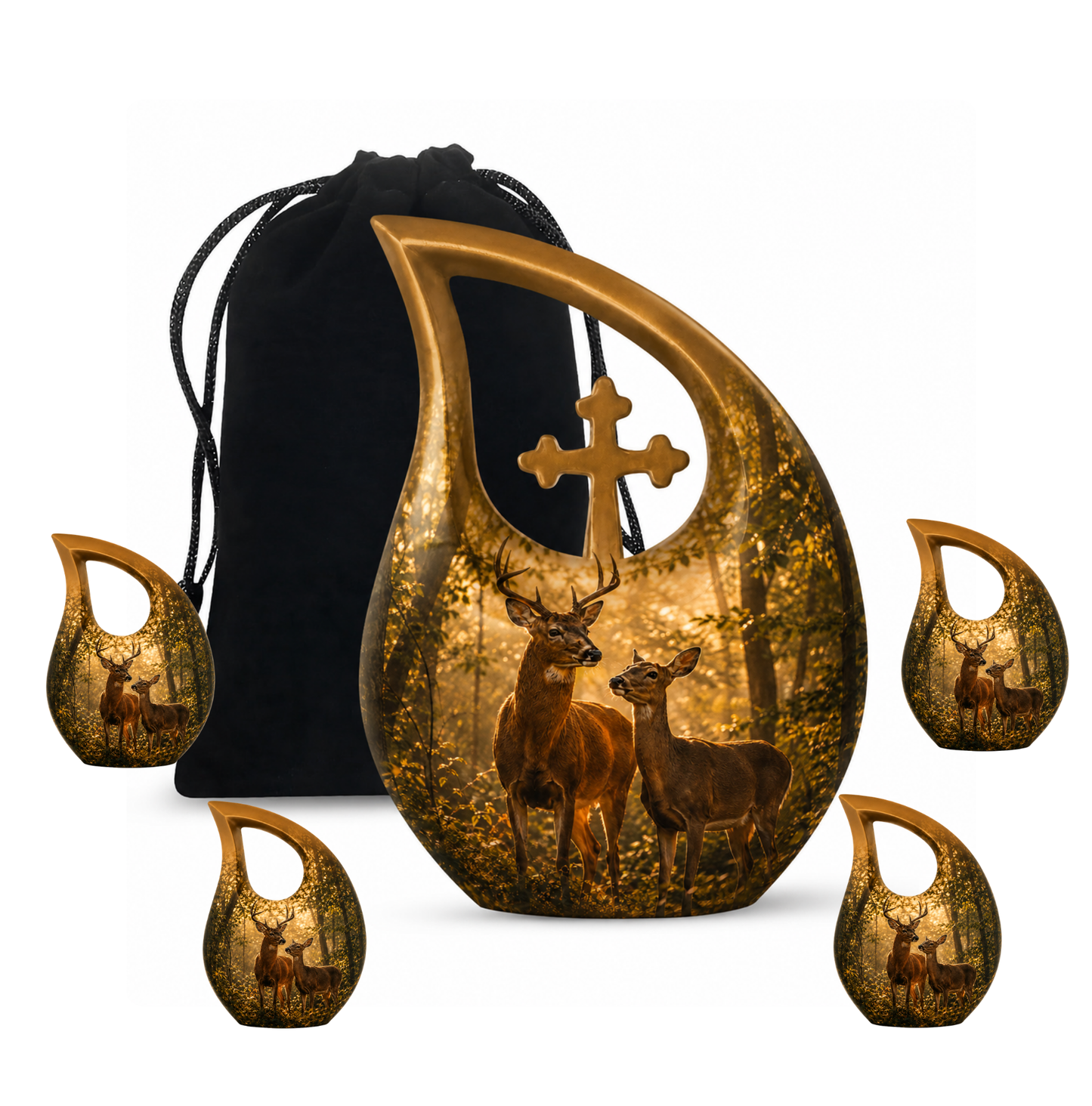 Whitetail Deer Cremation Urn