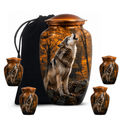 10 inch large Urn with 4 Keepsake 3 Inch Urn