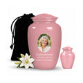 10 inch large Urn with 1 Keepsake 3 Inch Urn