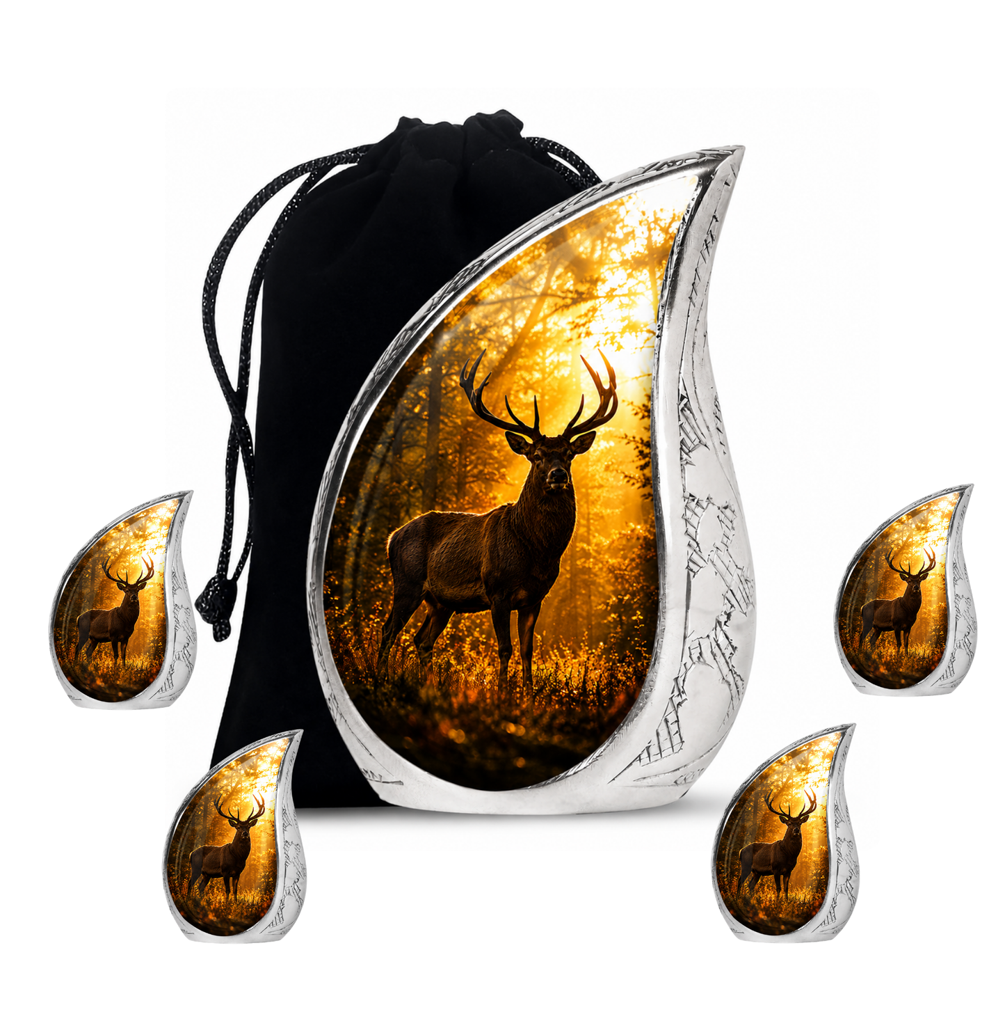 Majestic Deer Cremation Urn