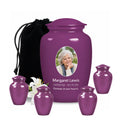 10 inch large Urn with 4 Keepsake 3 Inch Urn