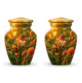 Set of 2  Urns - 3 inch