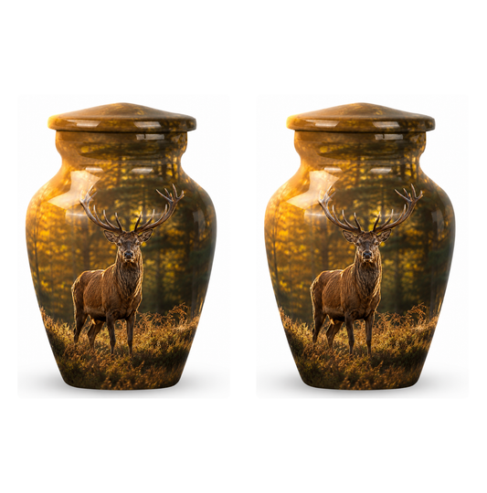 Swamp Deer Cremation Urn