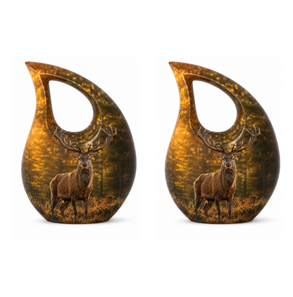 Swamp Deer Cremation Urn