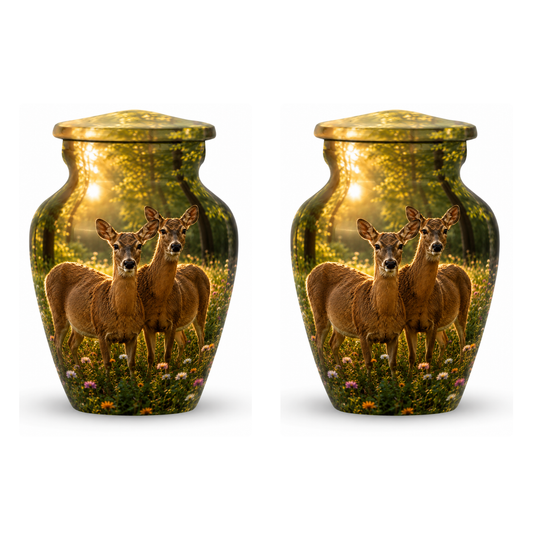 Roe Deer Cremation Urn for Human Ashes