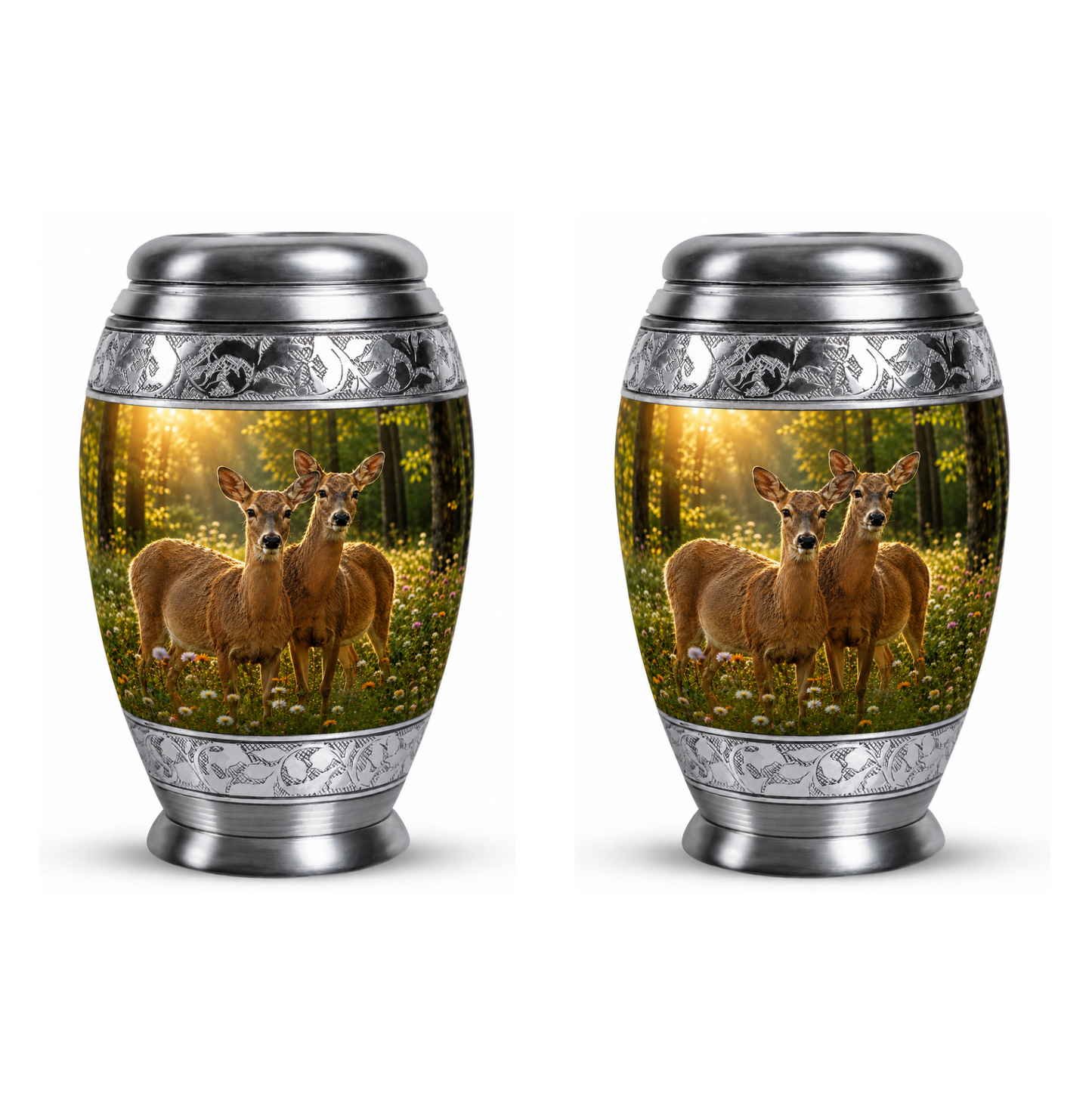 Roe Deer Cremation Urn for Human Ashes