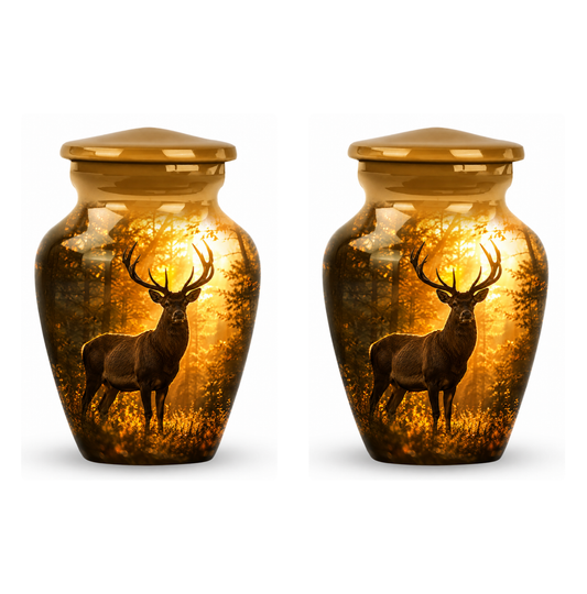 Majestic Deer Cremation Urn