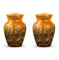 Set of 2  Urns - 3 inch