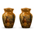 Set of 2  Urns - 3 inch