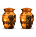 Set of 2  Urns - 3 inch