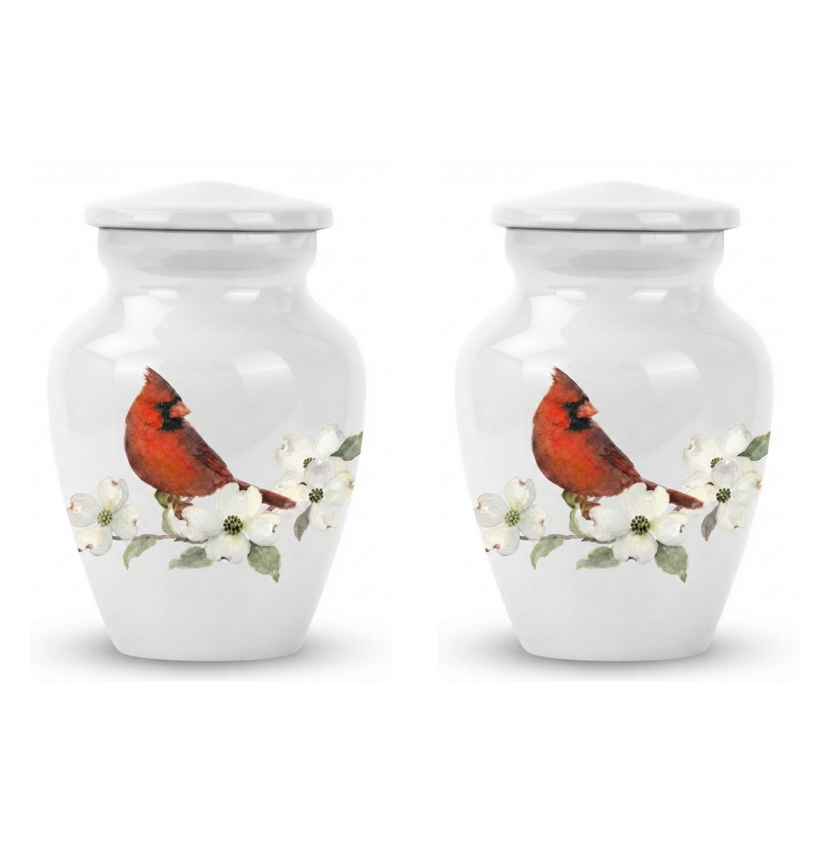 Red Cardinal Cremation Urn for Ashes