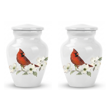 Red Cardinal Cremation Urn for Ashes