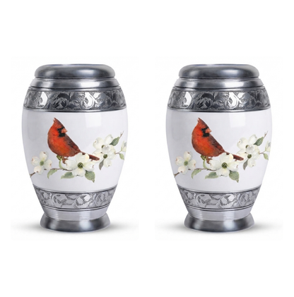 Red Cardinal Cremation Urn for Ashes