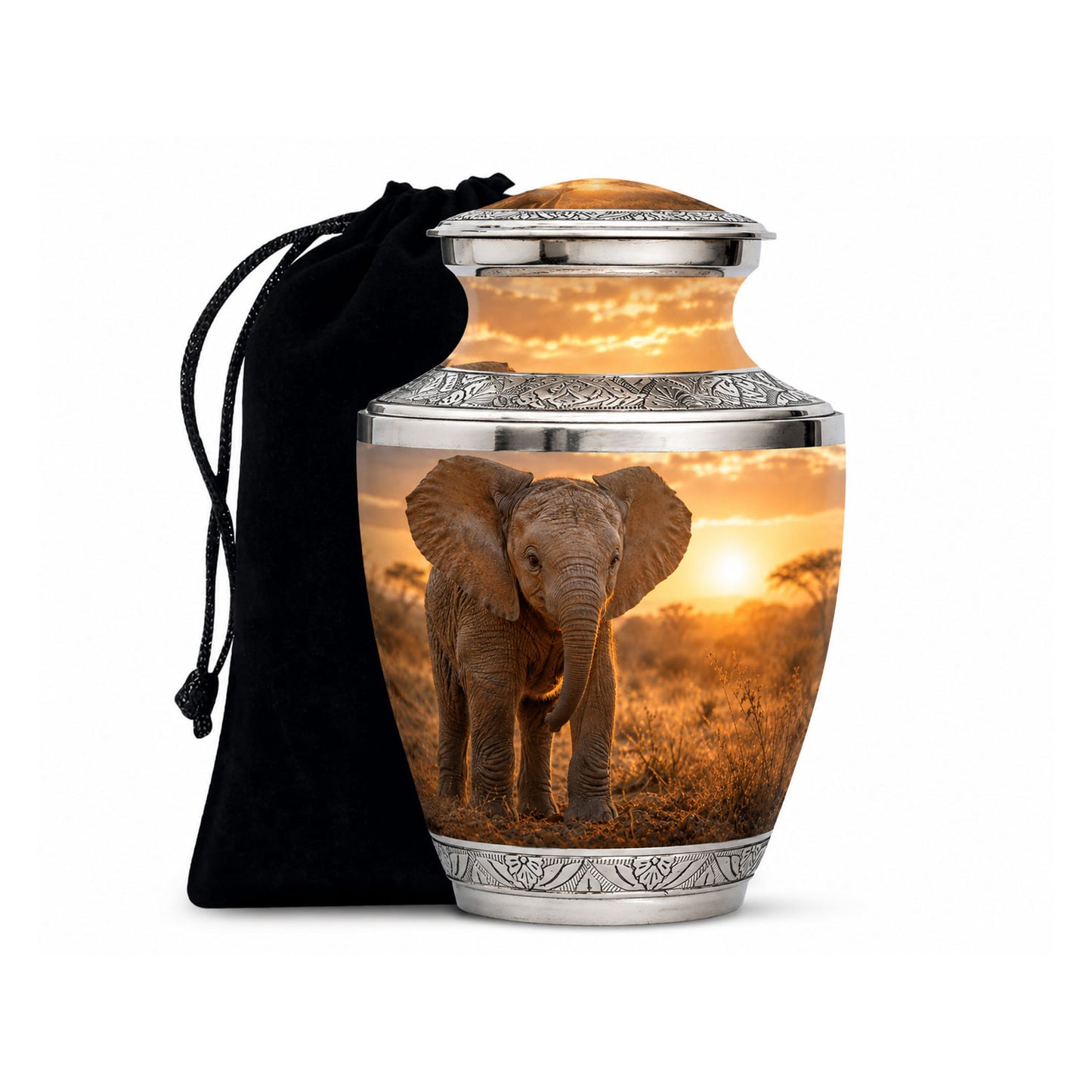 Baby Elephant Cremation Urn For Ashes