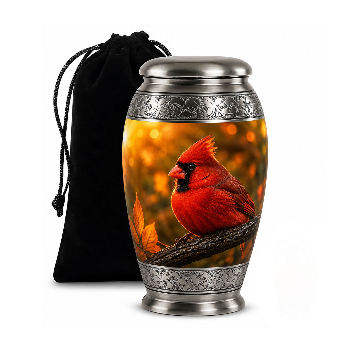 Redbird Cardinal Cremation Urn for Ashes
