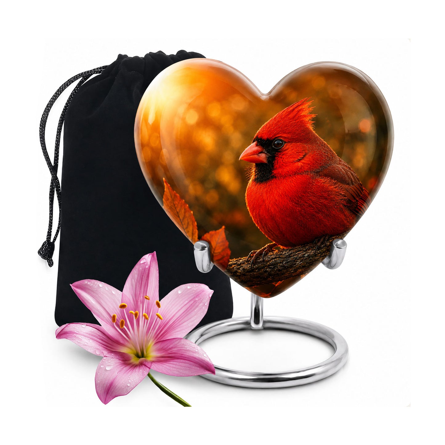 Redbird Cardinal Cremation Urn for Ashes