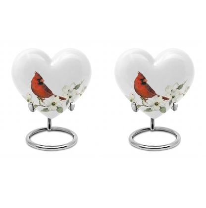 Red Cardinal Cremation Urn for Ashes