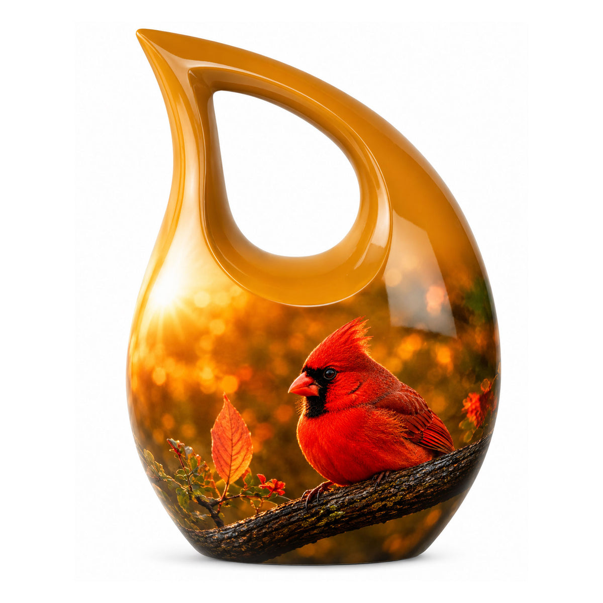 Redbird Cardinal Cremation Urn for Ashes