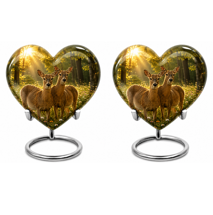 Roe Deer Cremation Urn for Human Ashes