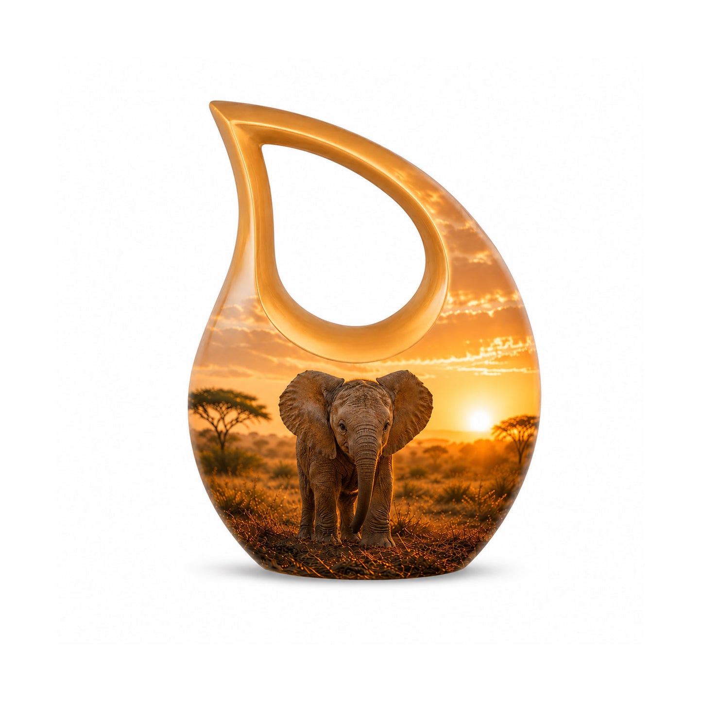 Baby Elephant Cremation Urn For Ashes