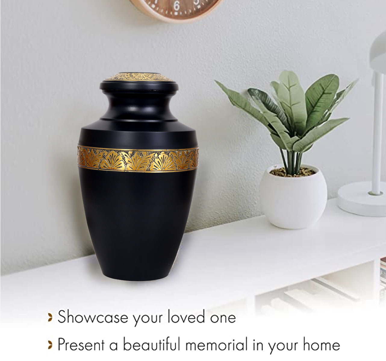 Black urn