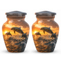 Set of 2  Urns - 3 inch