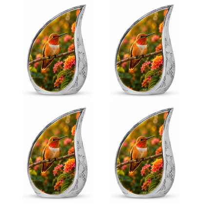 Rufous Hummingbird Cremation Urn For Ashes
