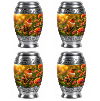Rufous Hummingbird Cremation Urn For Ashes
