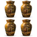Set of 4 Urns - 3 inch