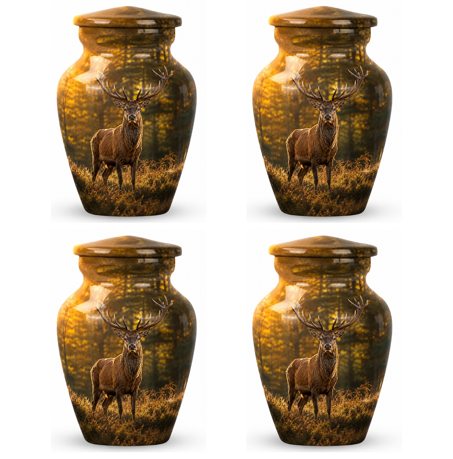 Swamp Deer Cremation Urn