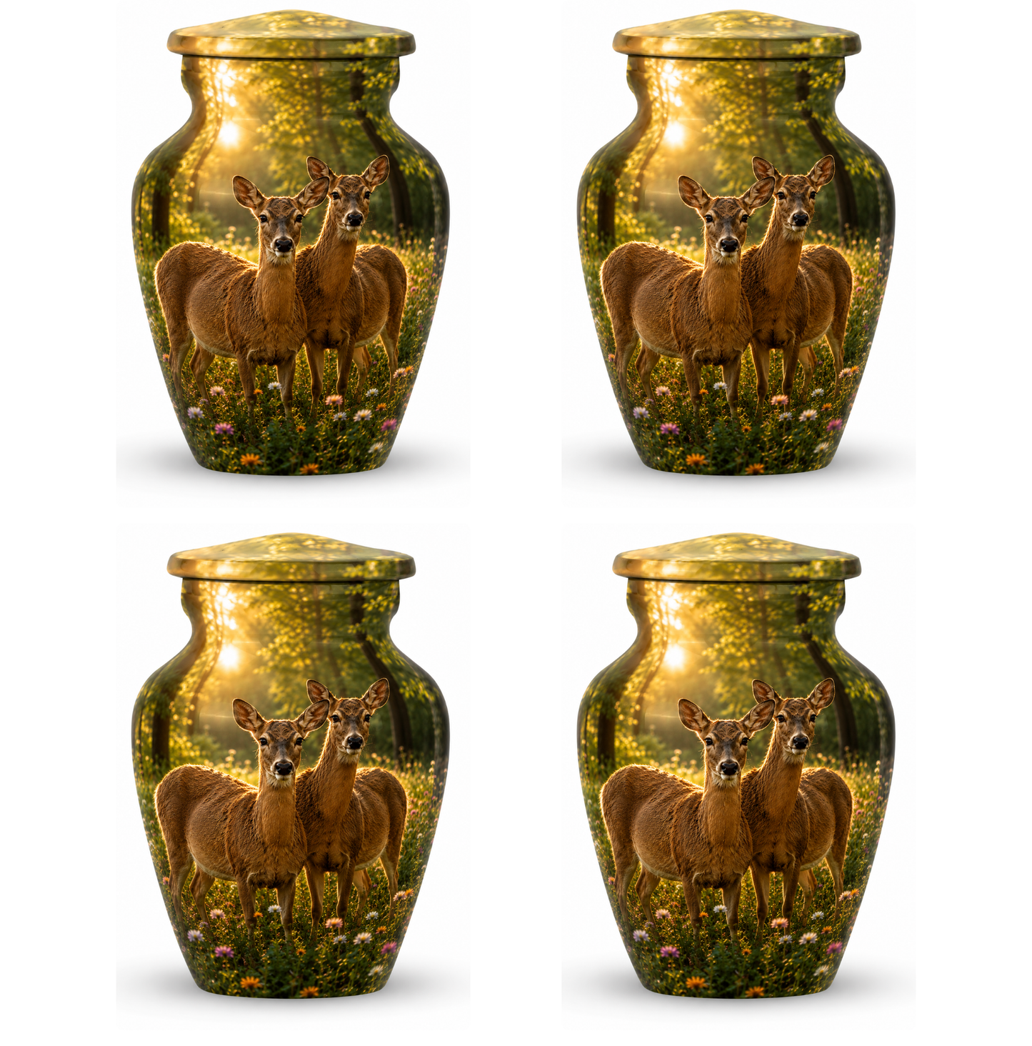 Roe Deer Cremation Urn for Human Ashes