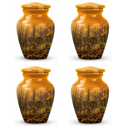 Autumn Forest Deer Cremation Urn
