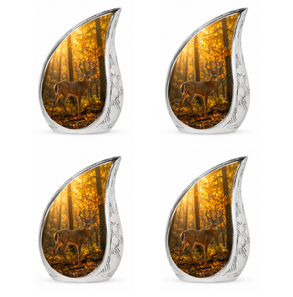 Autumn Forest Deer Cremation Urn