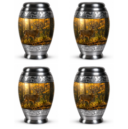 Autumn Forest Deer Cremation Urn