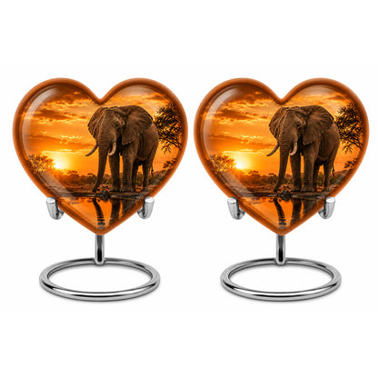 African Elephant Cremation Urn For Ashes