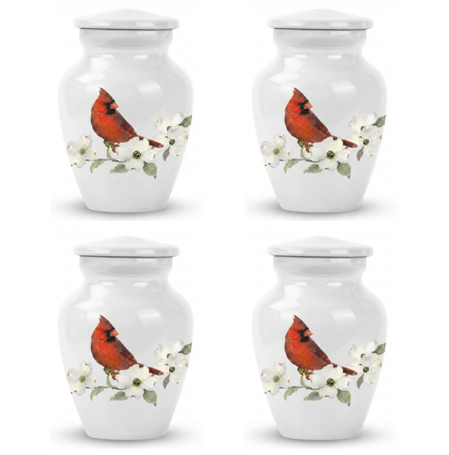 Red Cardinal Cremation Urn for Ashes